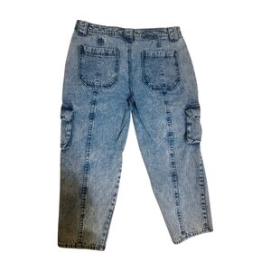 Wild Fable Acid Wash Cargo Jeans